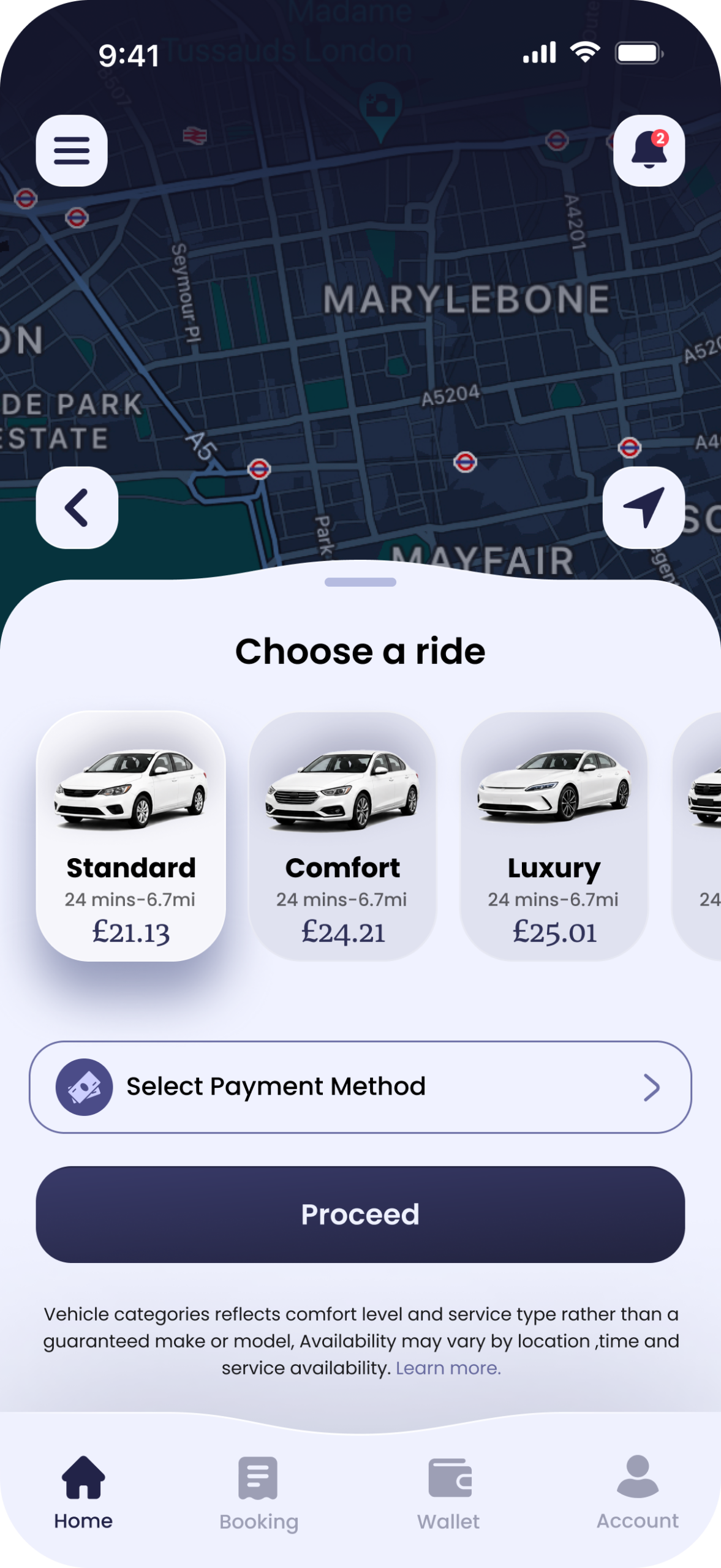 GloChill fare estimate